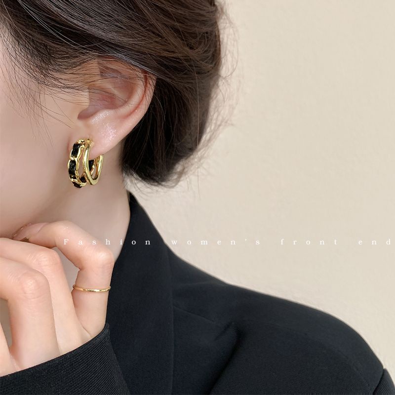 Một Cặp Bông Tai Kim Bạc sterling 2023 Cao Cấp 11.14