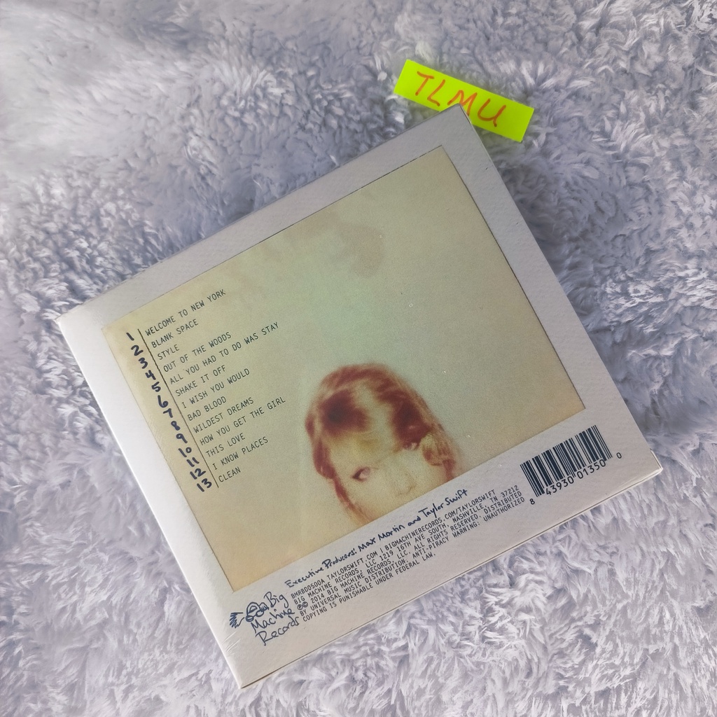Taylor Swift 1989 Slipcase CD Đĩa cd album Nhạc pop Nổi Tiếng 2014 taylor swift 1989 Chống Trượt cd album 2014