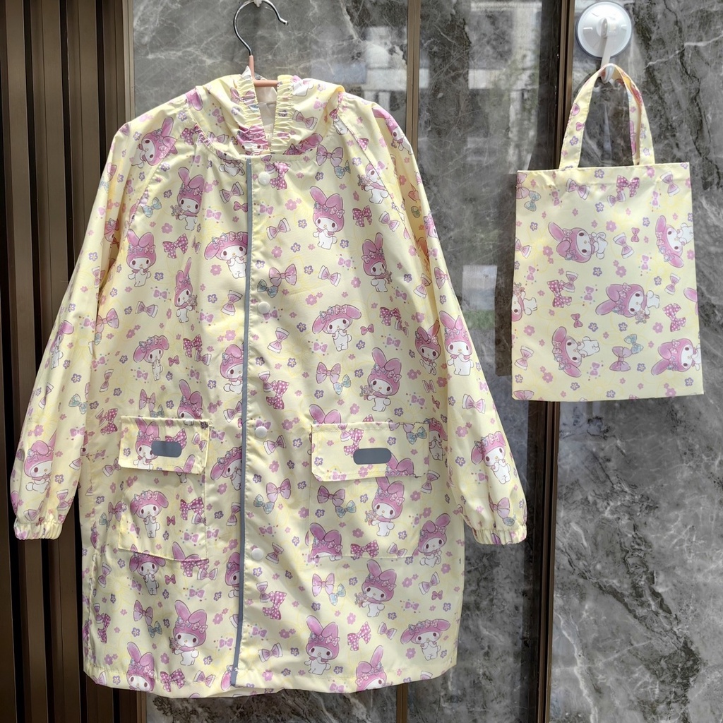 Áo Mưa Mỏng In Họa Tiết Hoạt Hình Nhanh Khô Thời Trang Mùa Hè 2023