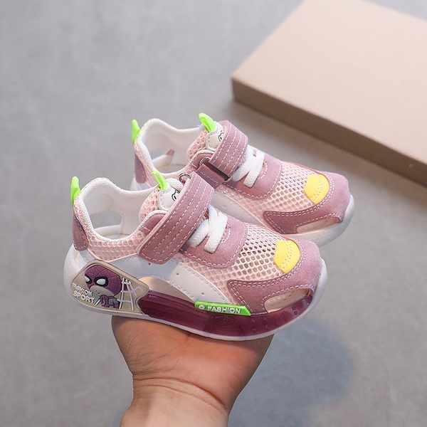 Lưng Giày Thể Thao Phối Lưới Thoáng Khí Thời Trang Xuân Thu 2023 Cho Bé
