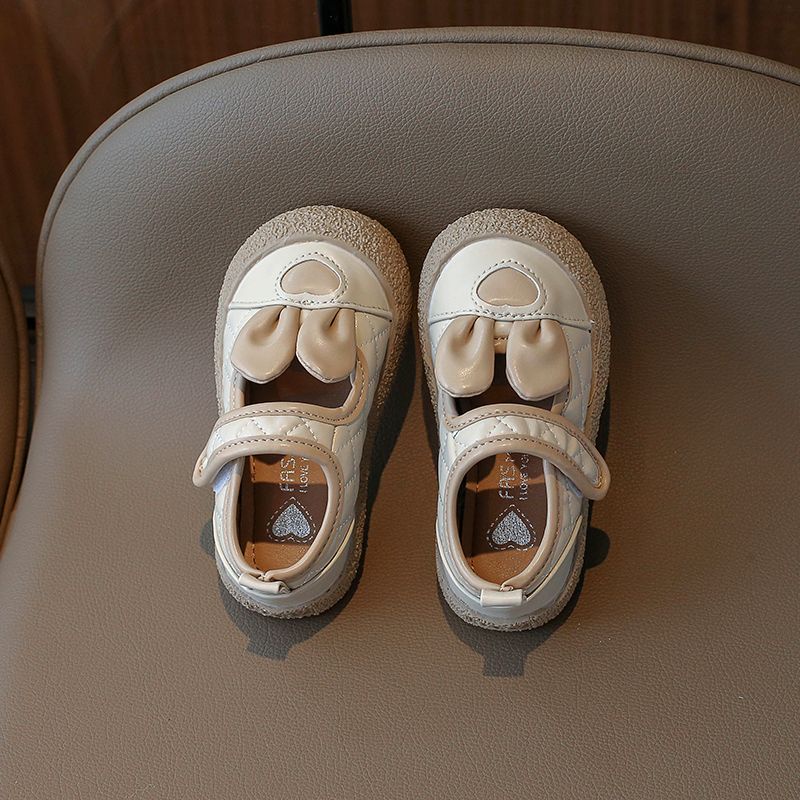 Giày Da Đế Mềm Phong Cách Anh Quốc Thời Trang Xuân Thu 2023 Cho Bé Gái