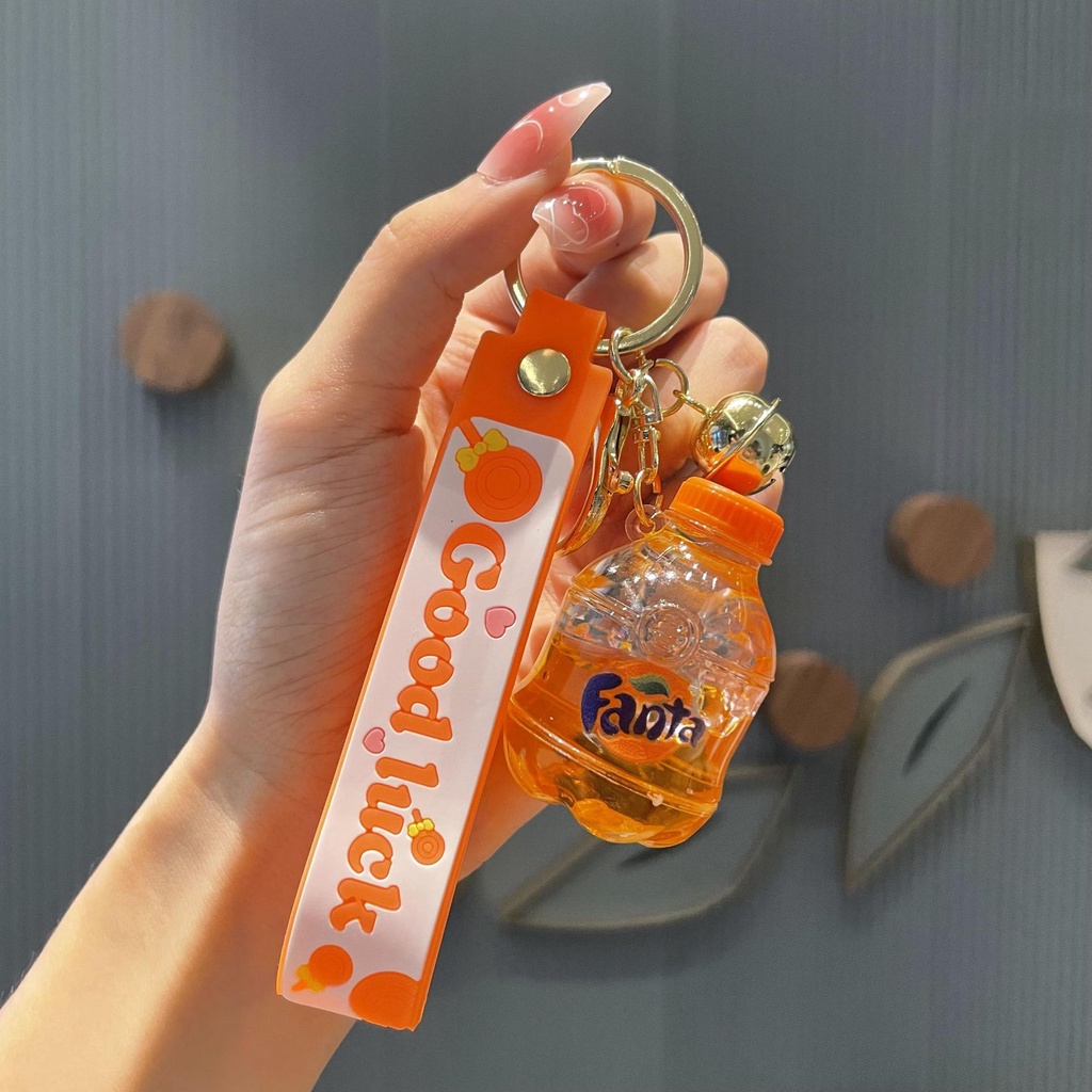 Móc Khóa Hình Chai Nước Ngọt Coca cola Độc Đáo