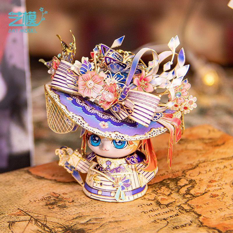 Mô Hình Chú Mèo titanic 3d Bằng Kim Loại Độc Đáo Dùng Trang Trí