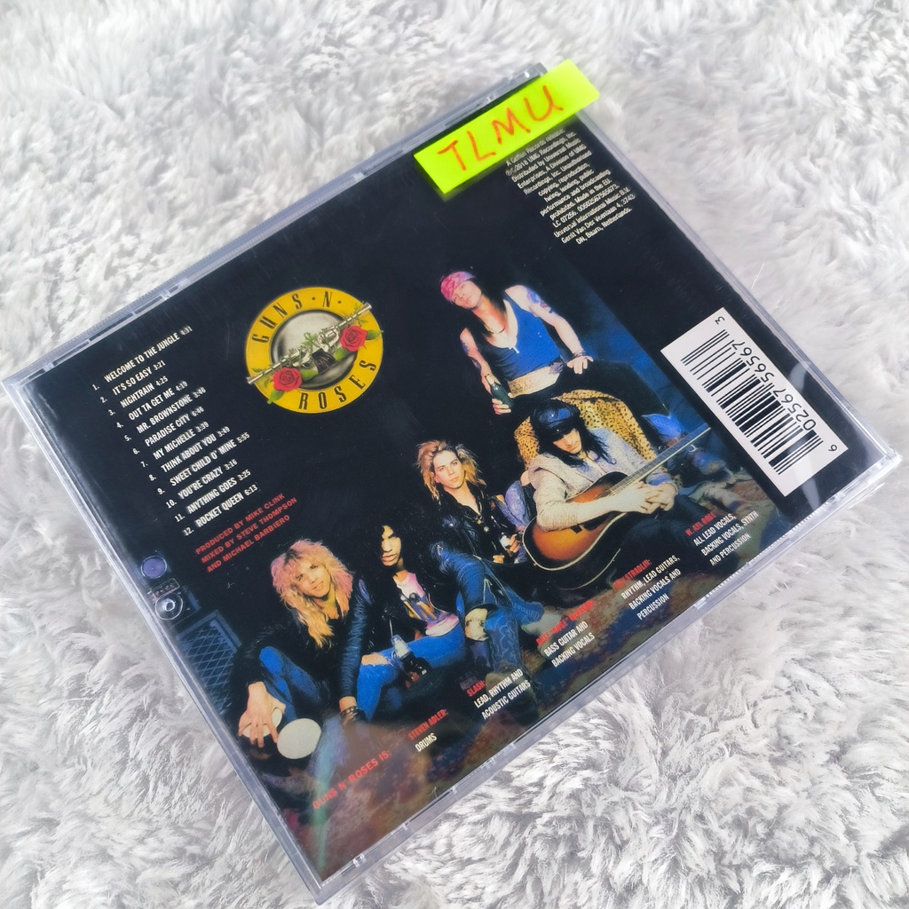 Guns N Roses Appetite For Destruction CD Album cd album 2018 rock Hiệu Mới Của Súng n roses appetite