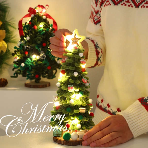 Đồ giáng sinh cho bé trai quà giáng sinh Quà giáng sinh cô gái tặng bạn gái 2023 mẫu mới handmade tự làm cây thông Noel bó hoa hộp quà trang trí đêm giáng sinh