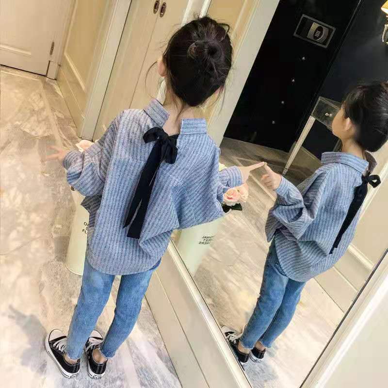 Mới Áo Sơ Mi Caro Tay Dài Phong Cách Hàn Quốc Cho Bé