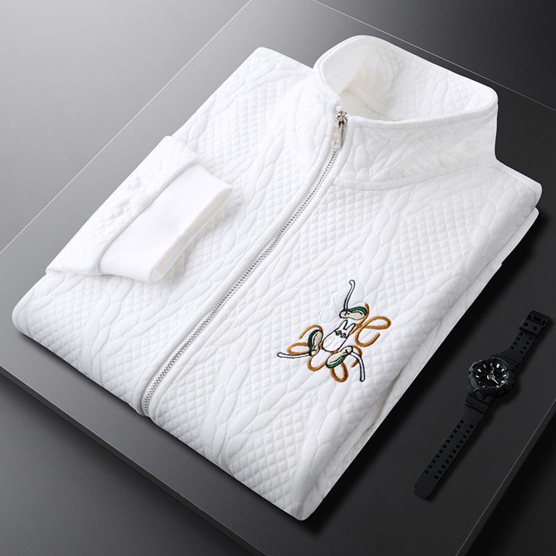 Bộ Áo Khoác + Quần Dài Thể Thao Thêu Họa Tiết Độc Đáo Thời Trang Mùa Thu Cho Nam