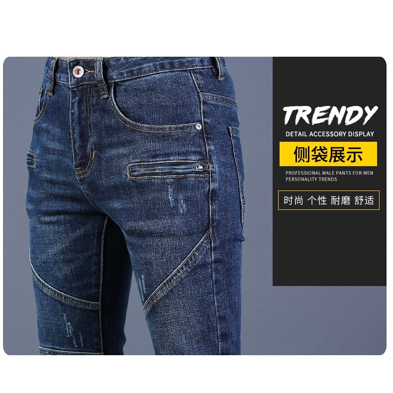 Quần Jean Ống Đứng Dáng Rộng Phong Cách Doanh Nhân Thời Trang Cho Nam
