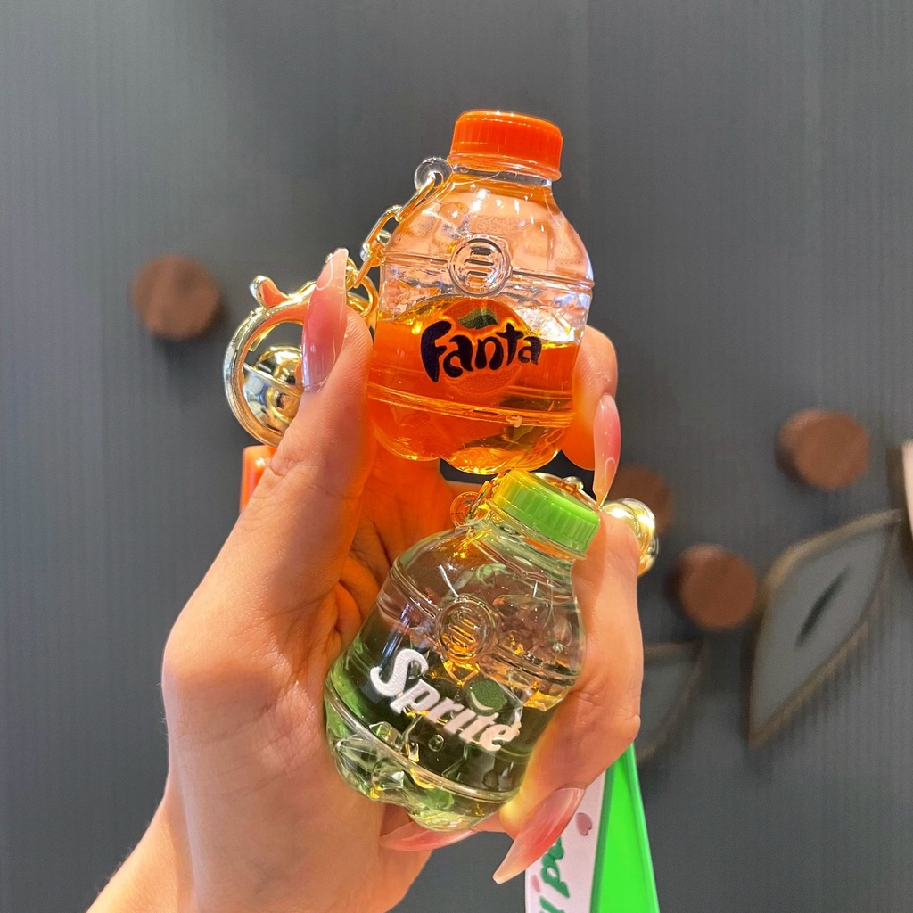 Móc Khóa Hình Chai Nước Ngọt Coca cola Độc Đáo