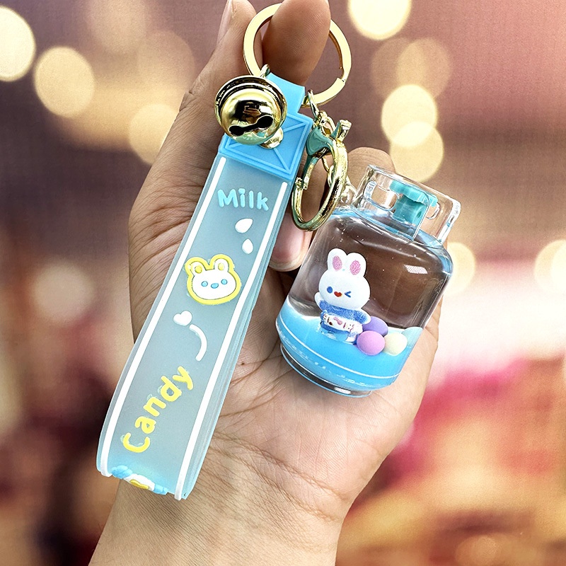 Móc Khóa Hình Chú Thỏ Hoạt Hình Dễ Thương Sáng Tạo