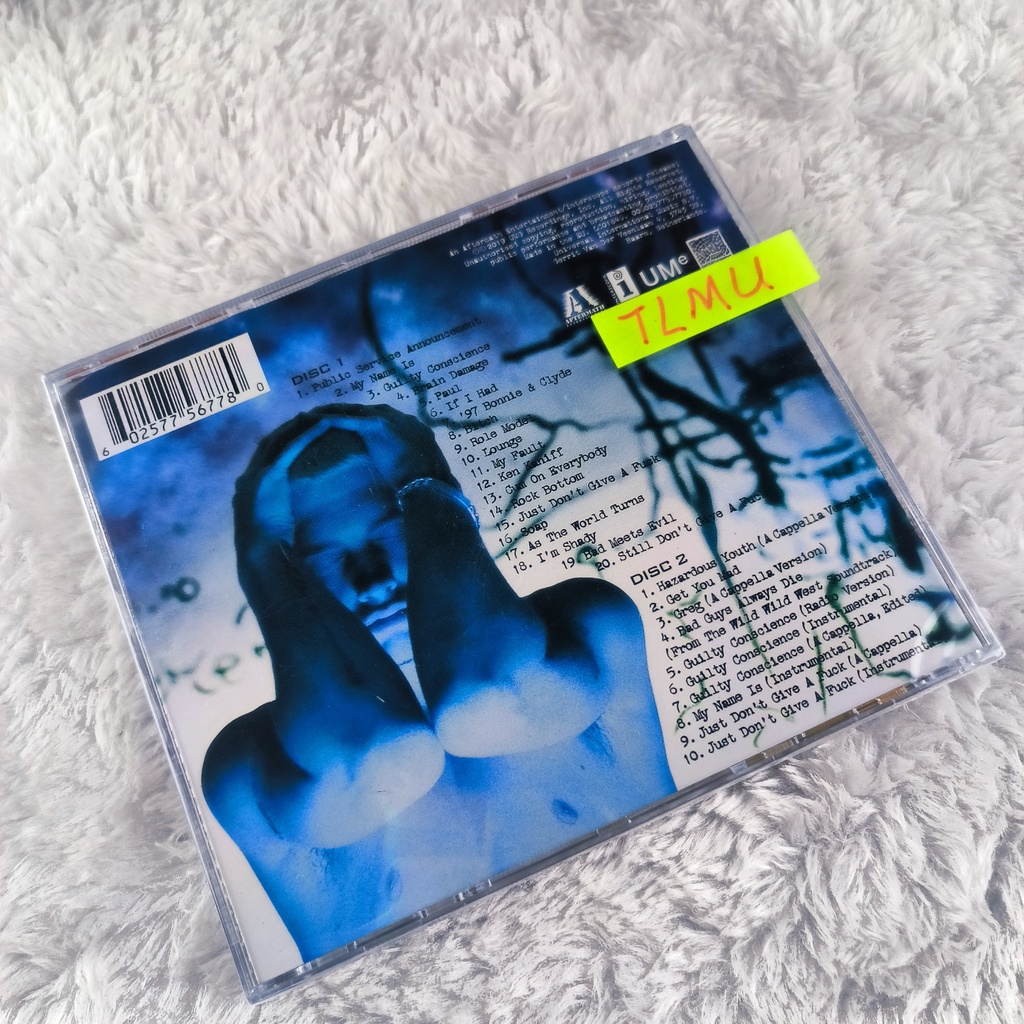 Eminem The Slim Shady LP 2CD Đĩa Cd album lp 2 Cd 2019 hip hop Mới Toanh