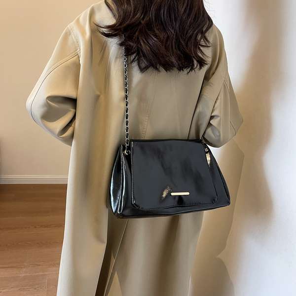 Túi tote có khóa kéo túi tote to Túi xách nách dung tích lớn 2023 mới của Pháp túi tote túi đeo chéo vai retro