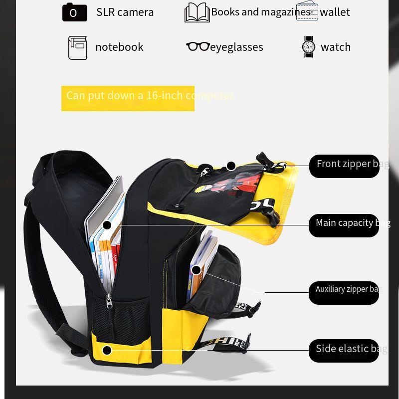 Cặp sách Naruto cho bé trai cặp sách Kakashi sức chứa lớn