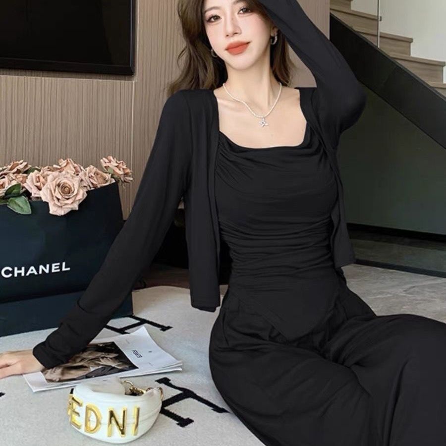 Set Áo Khoác cardigan + Áo Khoác cardigan + Chân Váy Thời Trang Cho Nữ