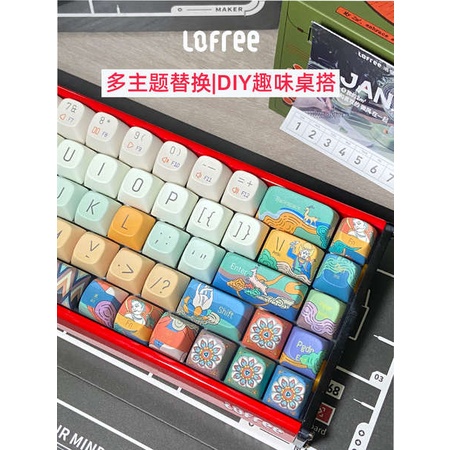 Bàn Phím Cơ bluetooth Không Dây Hai Chế Độ Nóng lofree small alice pro