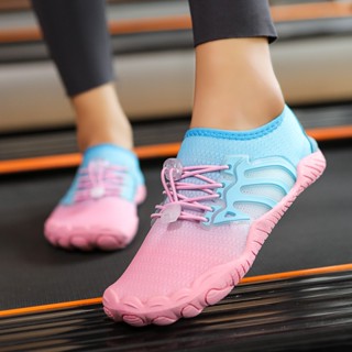 Vận chuyển nhanh Hàng có sẵn!Tập Yoga Giày Chống Trơn Trượt Trong Nhà Thể Dục Nam Nữ Nhảy Dây Nhảy Giày Chống Sốc Hút Máy Chạy Bộ Giày Im Lặng Mềm Mại