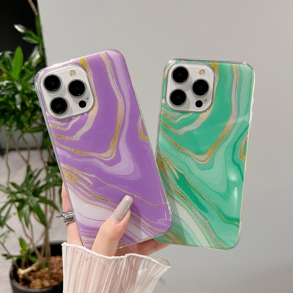 Ốp Điện Thoại Kiểu Đá Cẩm Thạch Cho samsung galaxy a53 a33 a23 m23 a52 a52s a51 a21s a22 m32 note 20 ultra s10 plus