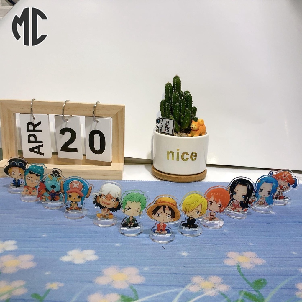 Mô Hình Nhân Vật Luffy Zoro Nami Sanji Tony Chopper Nico Robin Trong Phim Hoạt Hình ONE PIECE