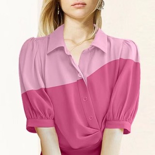 Khuyến Mãi Bán Châu Âu Mỹ Thời Trang Màu Sắc Phù Hợp Với Cổ POLO Tính Khí Eo Eo Eo Eo Ôm Hơn Nhìn Quần Áo Nữ 2023 Phong Cách Mới Mùa Hè Váy Giữa Chiều Dài