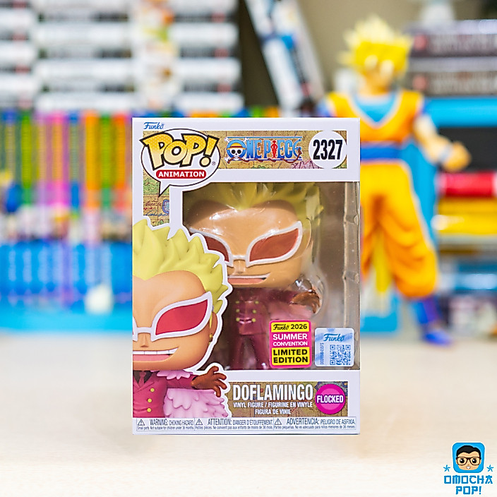 Mô Hình Chính Hãng Funko Pop Animation - One Piece : Doflamingo (Flocked) #2327 Limited Edition 2026