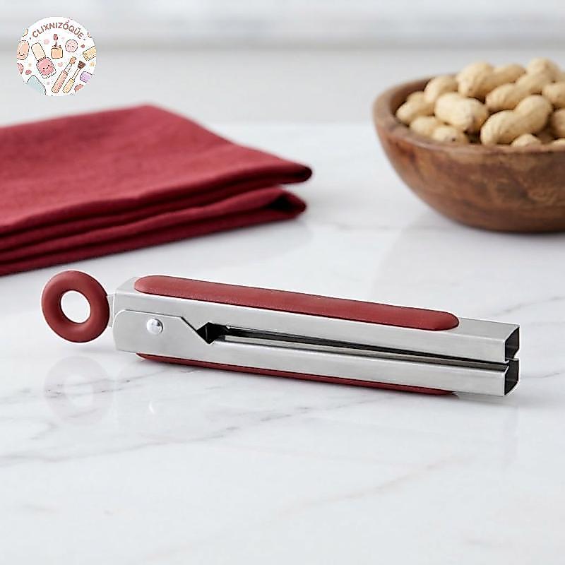 [CLINNIZOQUE] Kìm Nutcraer bằng thép không gỉ cho Pecans, Hạnh nhân & Hạt Brazil