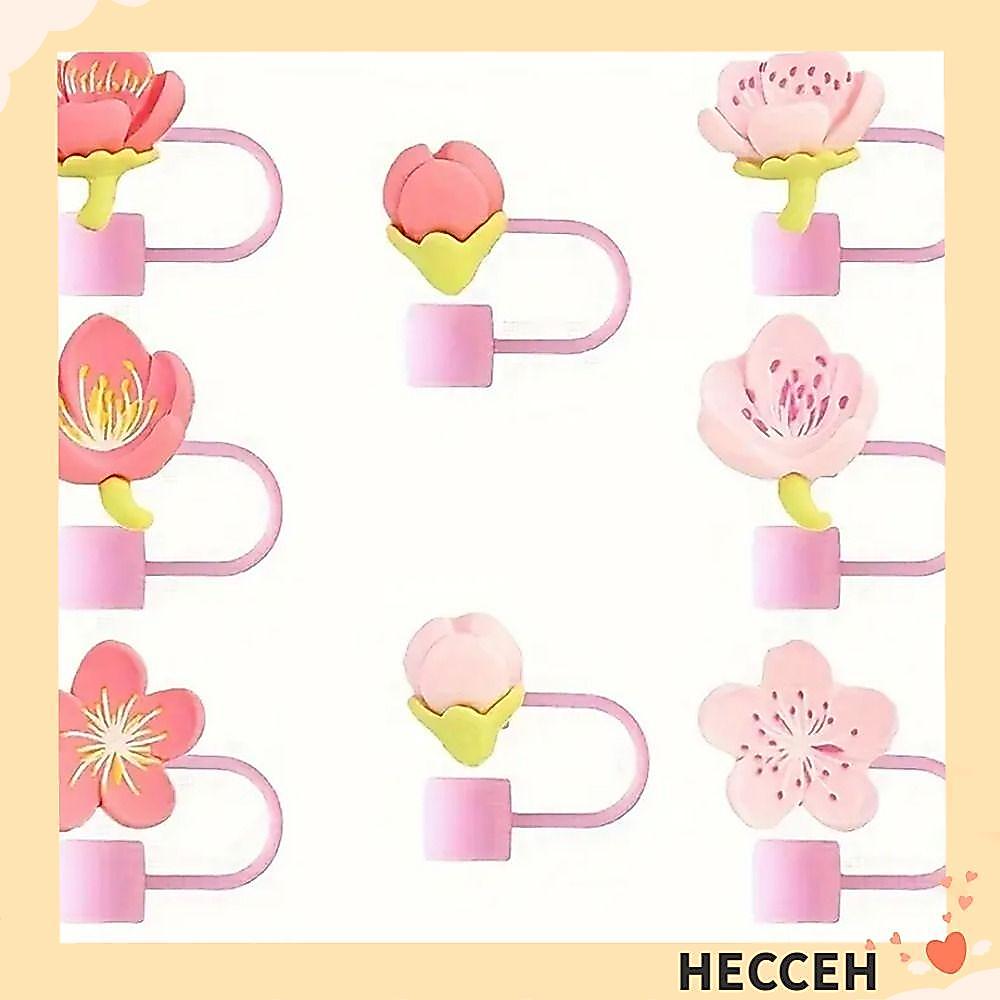 HECCEH Ống Hút Topper, Chống Bụi Niêm Phong Tốt Đầu Ống Hút Có, Đồ Dùng Dự Tiệc Nhỏ Gọn Nắp Hoa Cho 