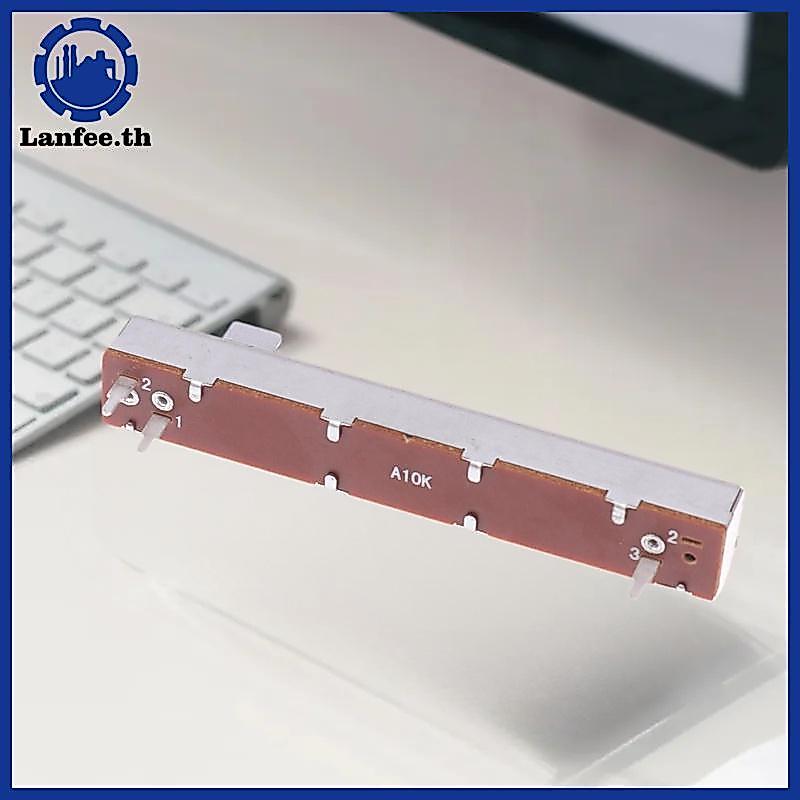 NFE 88mm 3 chân Đơn Chiết áp A10K B10K Trượt thẳng Chiết áp Mono Kênh Trộn Fader Stroke 6MM N