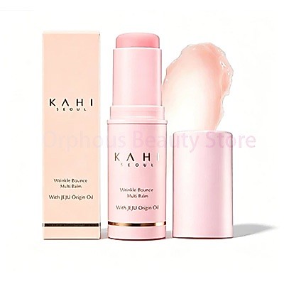 KAHI SEOUL Wrinkle Bounce Multi Balm 9g Son dưỡng đa năng Que Jeju Oil Hydrating Skin Balm Di động M