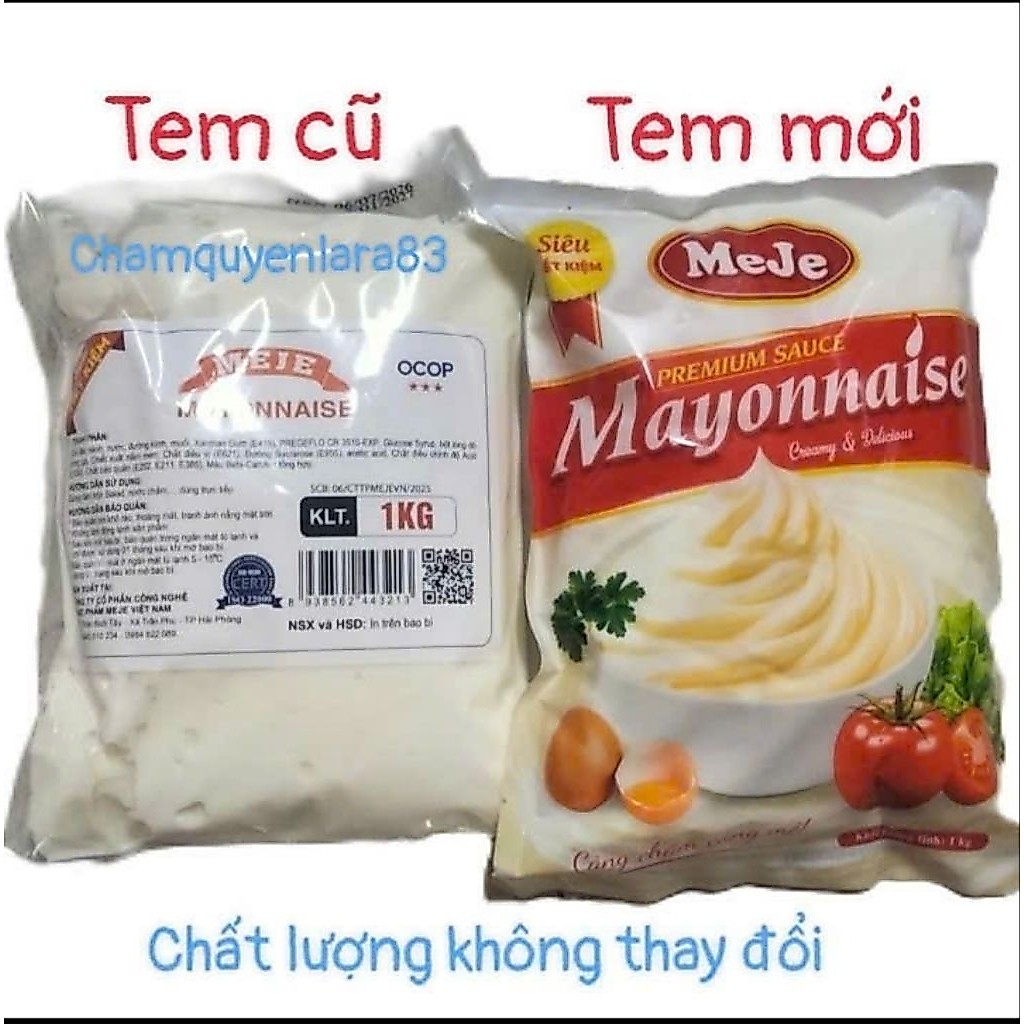 Sốt mayonnaise meje 1kg