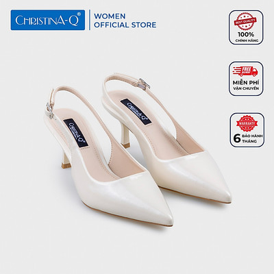Giày Nữ Cao Gót Bít Mũi Nhọn CHRISTINA-Q GBN473K