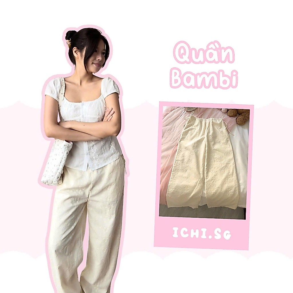 Bambi pant - Quần dài boi thêu - ICHI.SG