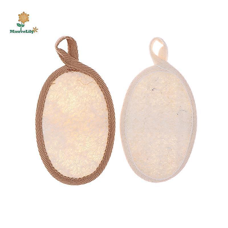 LILY Natural Loofah Body Scrubber Tắm Tẩy Tế Bào Chết Bọt Biển Mềm Bàn Chải Tắm Tẩy Tế Bào Chết Tắm 