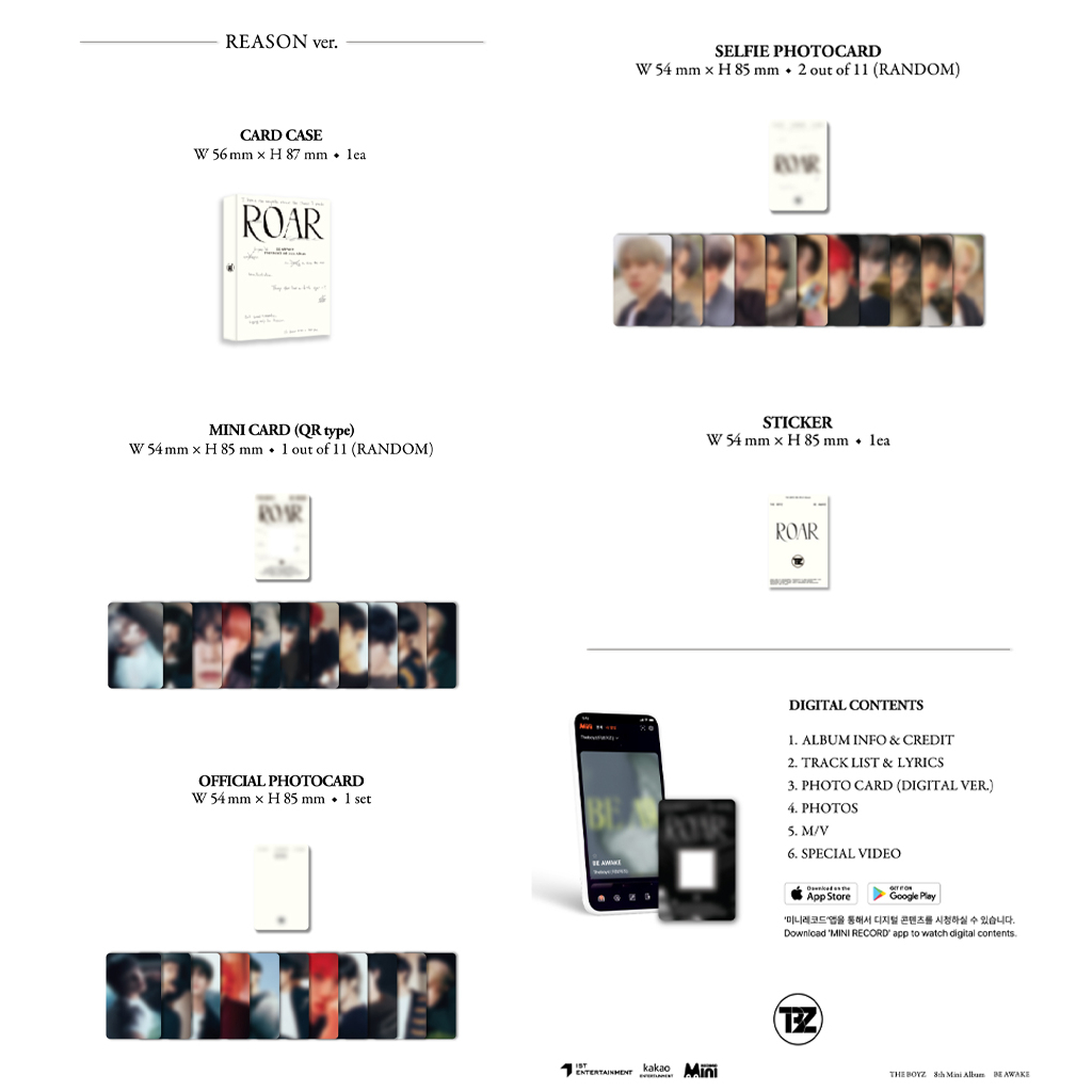 Mini album thứ 8 KPOP GOODS META Platform phiên bản THE BOYZ BE AWAKE