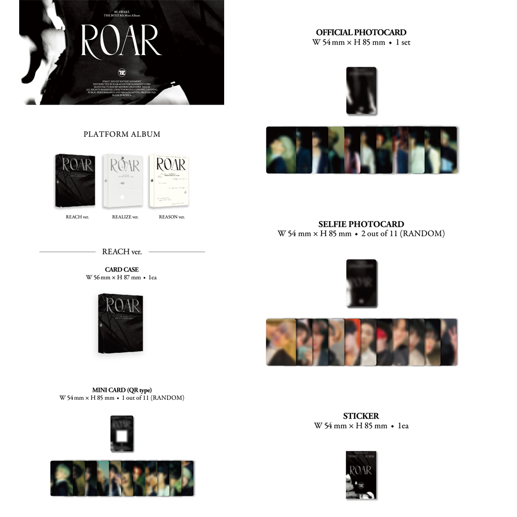 Mini album thứ 8 KPOP GOODS META Platform phiên bản THE BOYZ BE AWAKE