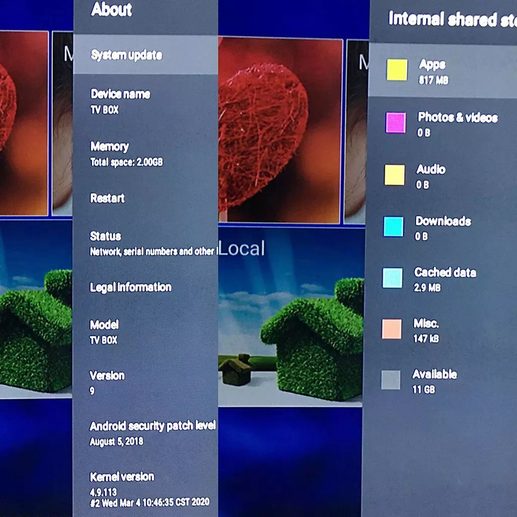 Bàn Phím Không Dây mini android 4k 8 + 128gb + i8 android ultra hd smart android box 2.4ghz