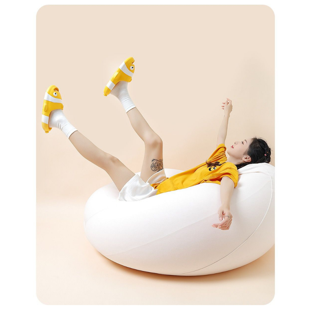 Thời trang mùa hè Dép cá hề Nemo 、dép cá koi đế bánh mì siêu nhẹ cho người lớn