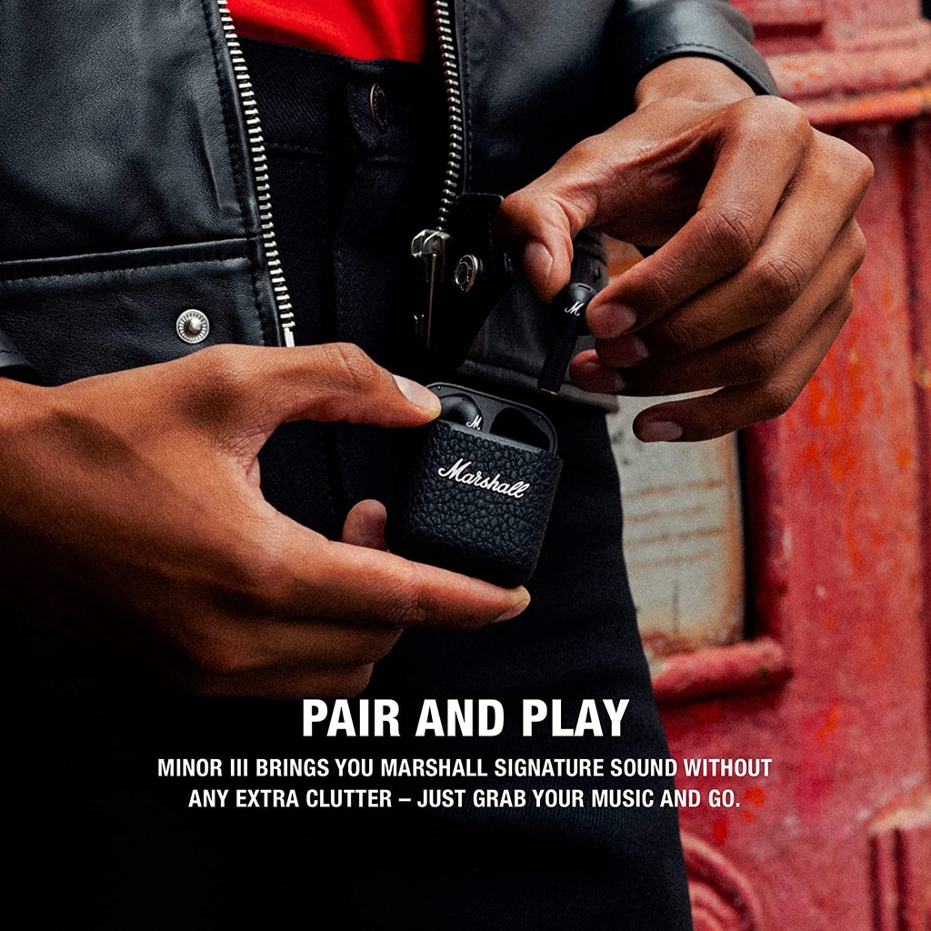 Marshall Tai Nghe Nhét Trong Không Dây Kết Nối bluetooth 5.1 Âm Thanh Siêu Trầm minor iii