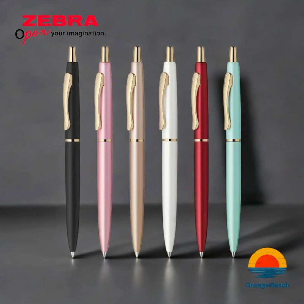 Zebra Filare ef 0.5mm/Bút Bi Cao Cấp/Mực Emulsion Siêu Mượt/Thân Kim Loại/Chính Hãng Zebra