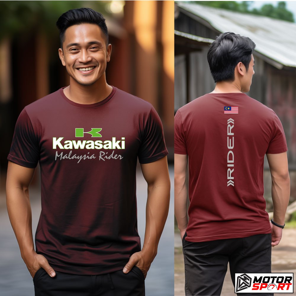 Áo thun / Jersey Kawasaki | Áo thun Kawasaki Motocycles | Malaysia Rider giá rẻ