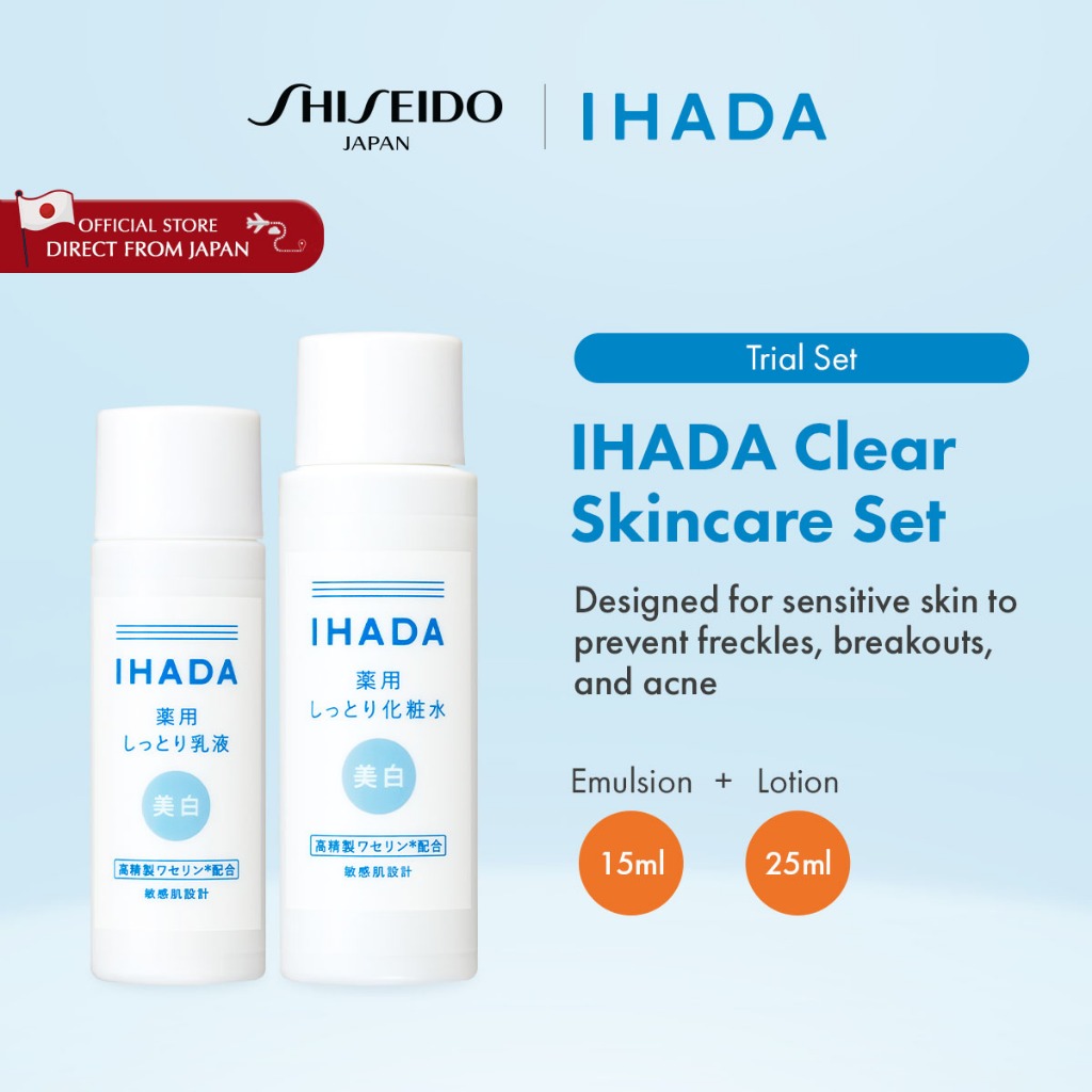 IHADA Clear Skincare Set [Bởi SHISEIDO JAPAN Group Store] 25ml