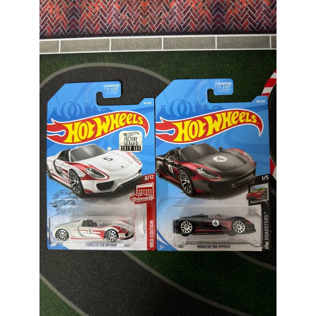 [Combo Porsche 918] Xe mô hình Hot Wheels basic US card Porsche 918 Spyder full card