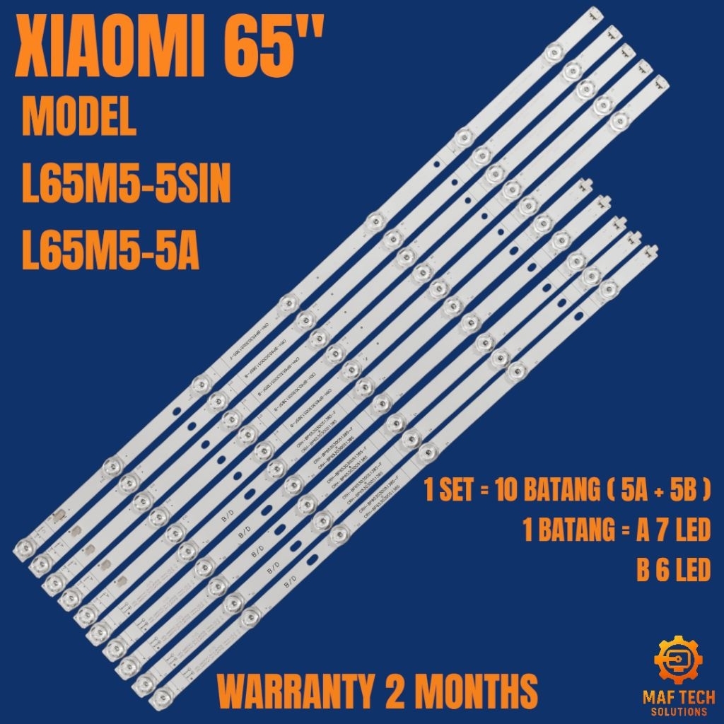 ĐÈN 65M5-5A / 65M5-5SIN XIAOMI 65 "INCH LED BACKLIGHT Mla1 / 65"