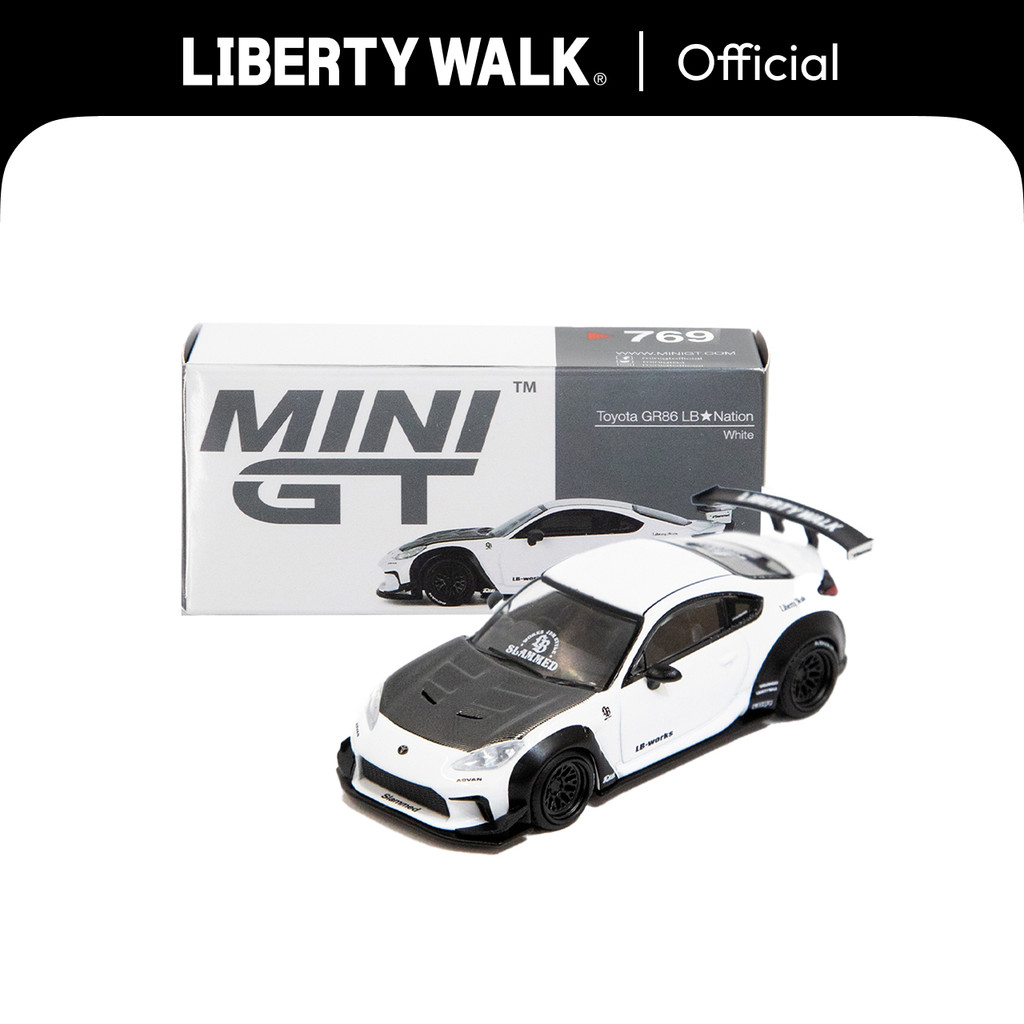 Liberty Walk Toyota GR86 LB Nation White LBWK
