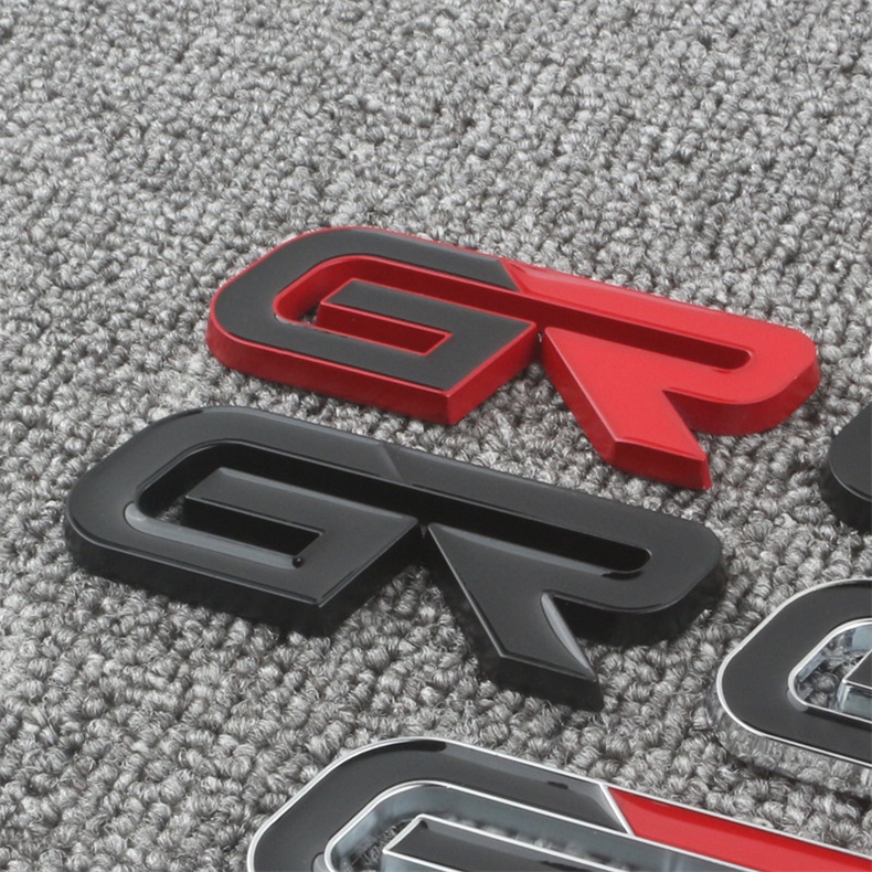 Sticker 3D trang trí xe ô tô thể thao HV Yris RZ RC RS Prius Lexus Harrier Camry RAV4