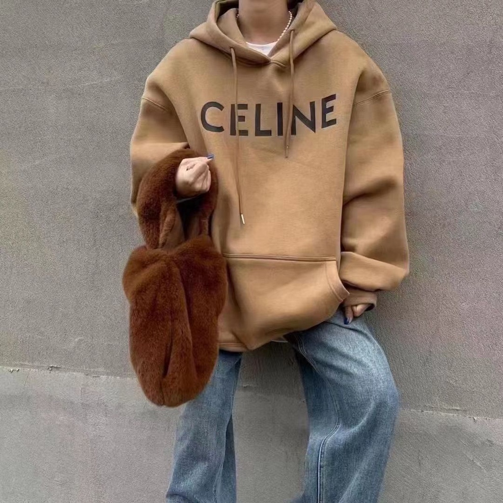 Áo Hoodie Dài Tay In Chữ Đơn Giản Thời Trang Cho Cặp Đôi