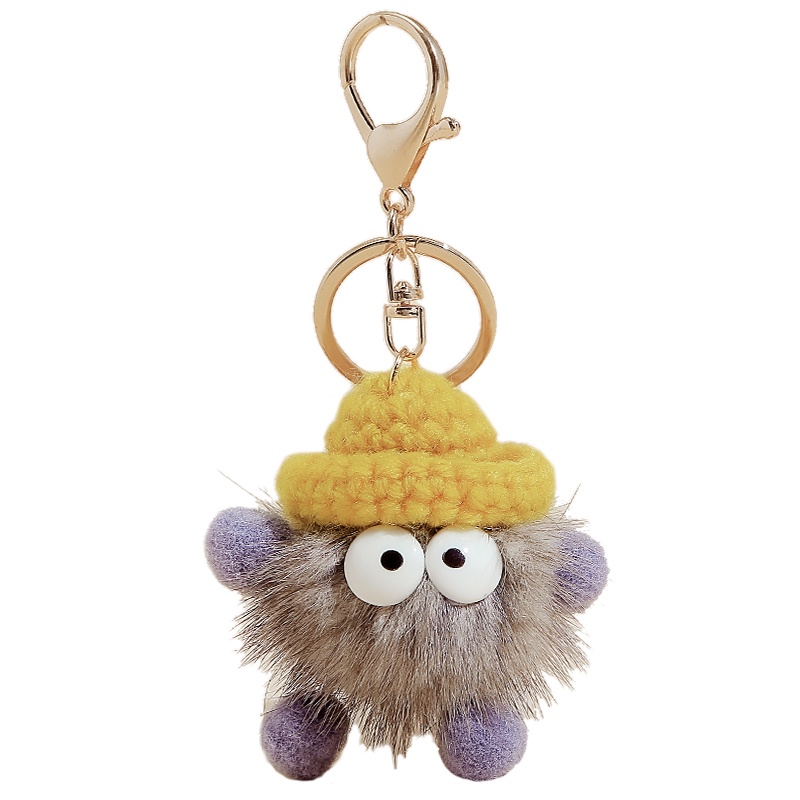 Búp Bê Vải Lông Chồn Nhỏ Nhắn Treo Túi Xách / Balo Đi Học / Xe Hơi