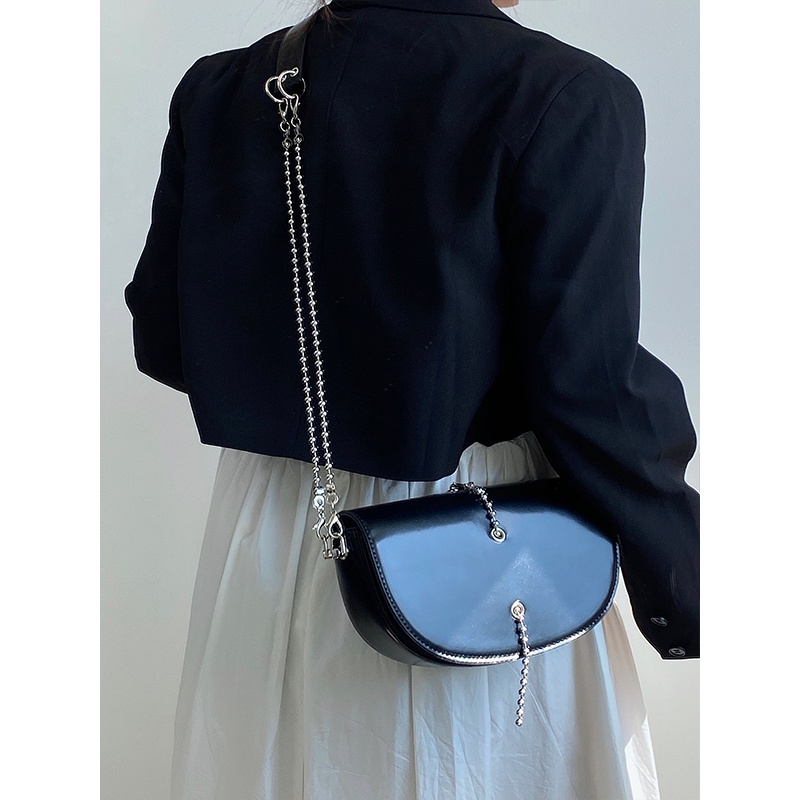 IELGY Túi đeo chéo IELGY bằng da PU ba chiều phong cách cổ điển dành cho nữ