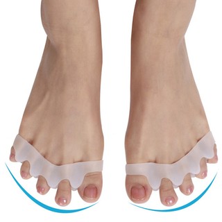 2 pcs silicone bunion corrector toe protector re-useable straightener spreader separator