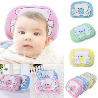 Gối Ngủ Cotton Mềm Mại Định Hình Đầu Chống Lăn Chống Bẹp Đầu Cho Bé Sơ Sinh