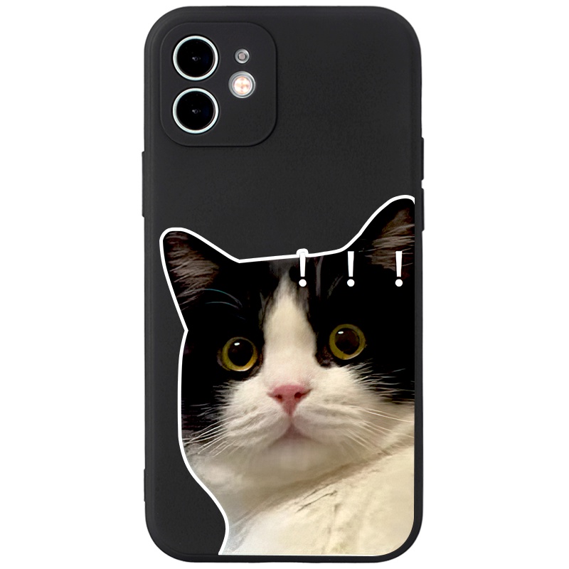 Ốp điện thoại JURSUE hoạt hình cặp đôi dễ thương đẹp mèo Cho iPhone 14 13 12 11 Pro Max SE 2020 X XR XS 8 7 ip 6S 6 Plus kute XYH1259